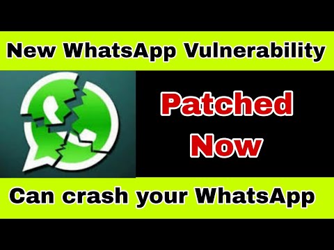 New WhatsApp Vulnerability | In Hindi | How to solve this issue | Patched Now