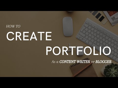 How to Create Free and Effective Portfolio for Content Writing