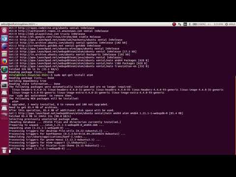 How to install Atom IDE in Ubuntu 16.04 using Terminal || Programming Hub