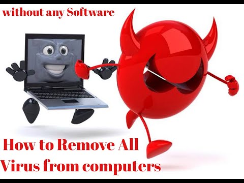 How to delete all virus from computer | laptop without any third party software.