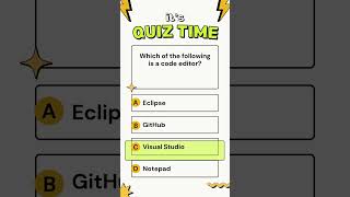 Which of the following is a code editor? #CodeEditor #TechEssentials #SublimeText #DeveloperTools