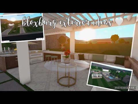bloxburg exterior ideas and mansion tour
