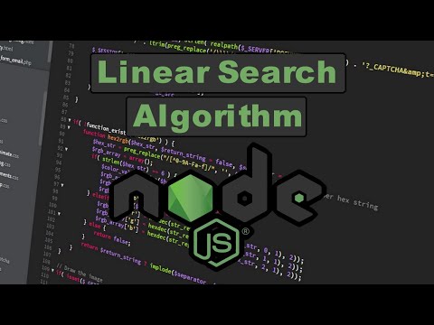 How to Code Linear Search Node js