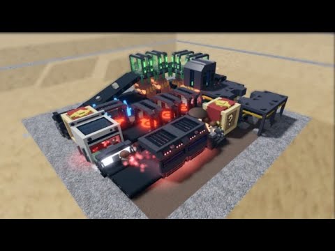 Playing as a factory builder on roblox!
