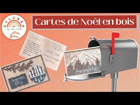 DIY wooden Christmas card - Step by step tutorial