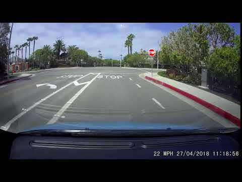 Vehicles running the stop on Peninsula Ln.