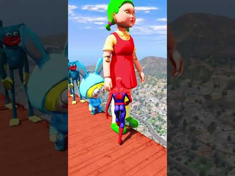 GTA V Meets Spider-Man in EPIC Ragdoll Physics Fails #live #gta #freefire #shorts #shortsfeed #gtav