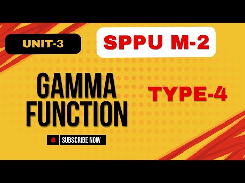 Mathematics-2 Unit 3 SPPU University gamma function L-7 #sppu #m2 #endsem #engineeringmathematics