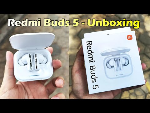 Redmi Buds 5 Earbuds - Unboxing | Build quality