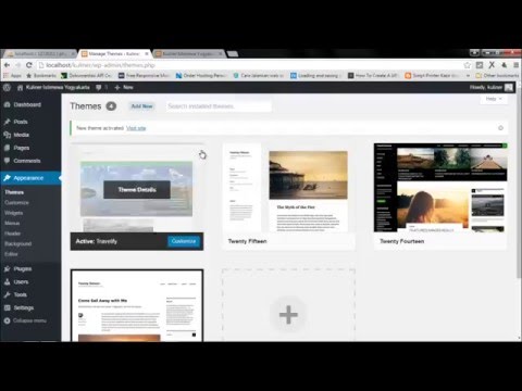 Membuat Website Menggunakan Wordpress Dengan XAMPP untuk Pemula