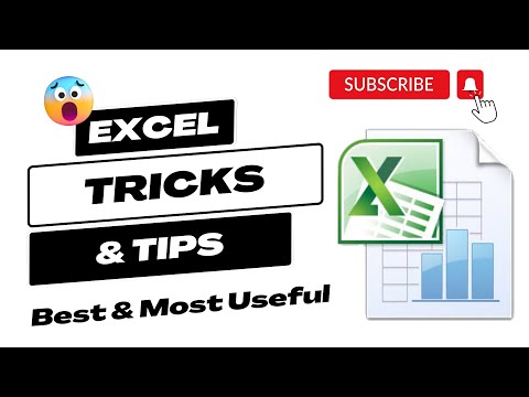✅ Excel Tricks and Tips | Excel Tutorial