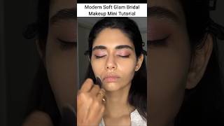 Modern soft glam makeup #shorts #makeuplook #wedding #softglamlook #bride
