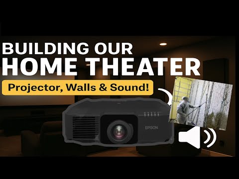 “Building Our Dream Home Theater | Projector, Walls & Sound Explained!” Husband Edition |
