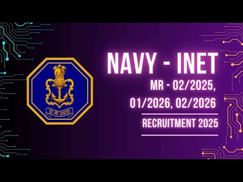 Navy SSR & MR INET 2025: Short Details of Notification | Indian Navy new recruitment 2025 #SSR #MR