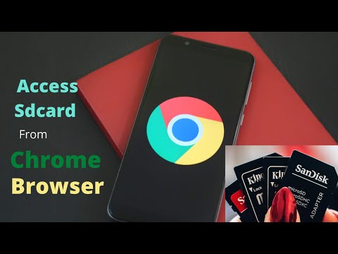 How to access sd card from chrome browser || sdcard from chrome browser