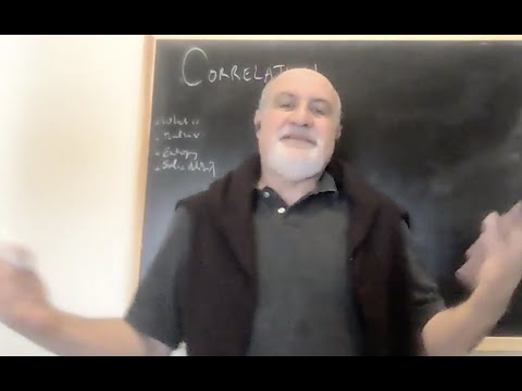 MINI-LESSON 5: Correlation, the intuition. Doesn't mean what people usually think it means.