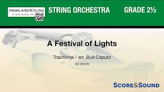 A Festival of Lights, arr. Bud Caputo – Score & Sound