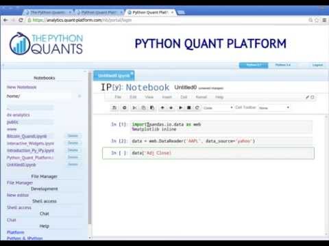 Financial Analytics & Applications on the Python Quant Platform