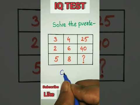 IQ test compare your brain with Einstein #trending #shorts #mathtricks