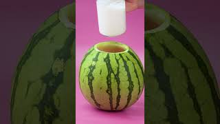 Amazing Rainbow Watermelon Jelly #cookiesinspiration #shorts #videshort