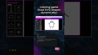 Watch These SVG Shapes Appear Instantly! 🚀 | Neon Drawing App