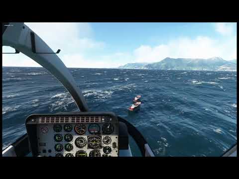 SpeedBoat Race | MSFS2020 | Bell 407