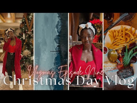 VLOGMAS Ep. 9: Christmas Day Vlog | Scenic Drive to Banff | Spend the day with me | Trying Lobster