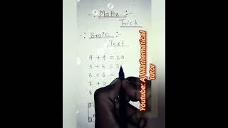 maths tricks #additintricks #multiplicationtricks #maths #mathstricks #mathematics #math #shortvideo