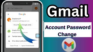 Haw To Gmail Account  password change (2024)