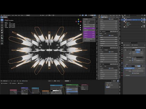 Making VJ Loops in Blender using Fractality Add On