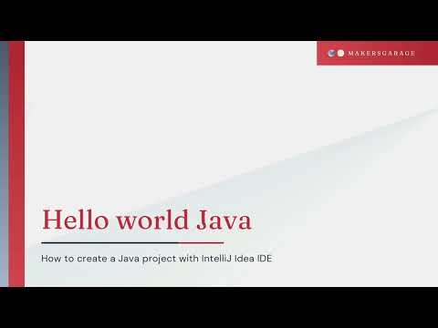Hello world maven based Java project with IntelliJ Idea in 3mins