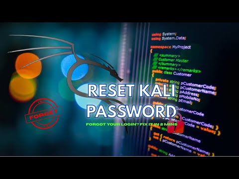 How to Reset Kali Linux Password (Forgot Password Fix – Step-by-Step Guide)