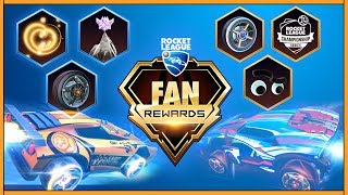 ROCKET LEAGUE FR | COMMENT DROP DES ITEMS UNIQUES "FAN REWARDS"  ?! (DROP LIMITÉ)
