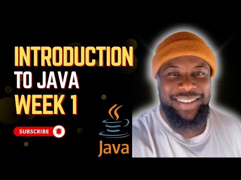 Intro To Java Week 1