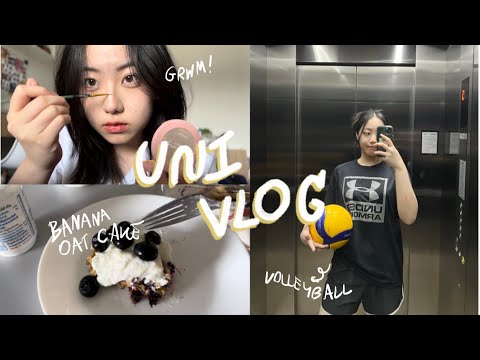 Uni Vlog: everyday makeup, productive days, foods