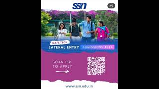 SSN College of Engineering| Lateral Entry Management Quota Admission 2024 | #lateralentry #shorts
