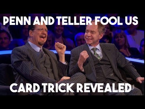 INSANE Penn and Teller Fool Us Card Trick REVEALED