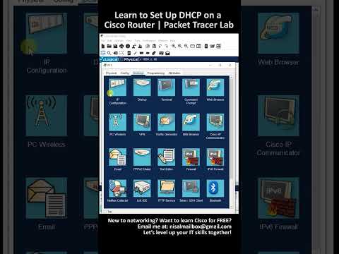 Learn to Set Up DHCP on a Cisco Router | Packet Tracer Lab