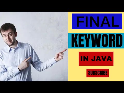 Final keyword in java