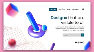 html css landing page tutorial || psd to html || naymurweb