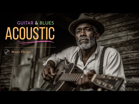 Mellow Blues Guitar for Relaxation ~ Deep Southern Acoustic Vibes & Soulful Fingerstyle