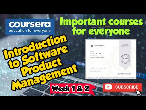 Introduction to Software Product Management Course || Coursera Free Courses with Certificates