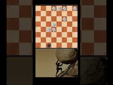 Bro had a real Knightmare this night 😱 #chess