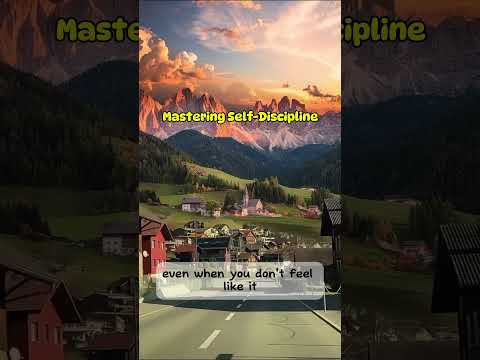 Mastering Self-Discipline #motivation #inspiration #quotes #shorts #reels