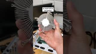 which aspect of a CPU cooler is most important? #shorts
