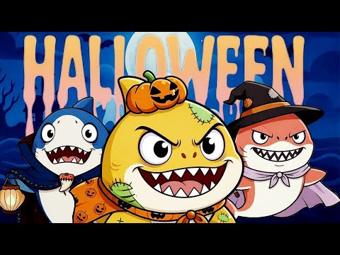 Baby Shark Halloween Zombie Sharks | Halloween Songs for Kids | Kids Songs Compilation