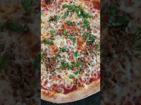 Sichuan Pork NY Pizza | Effeuno Indoor Pizza Oven  #pizza #pizzaoven #homemadepizza #pizzalover