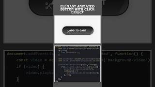 Elegant Animated Button with Click Effect ✂️ #cssbutton #animatedbutton  #uiux #webdesign #frontend