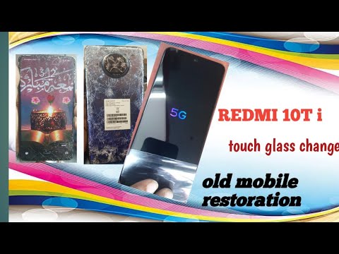 REDMI Mi 10 t 5G touch glass replacement. #Mi 10t  5G  touch change, mi 10 t 5g how to combo change