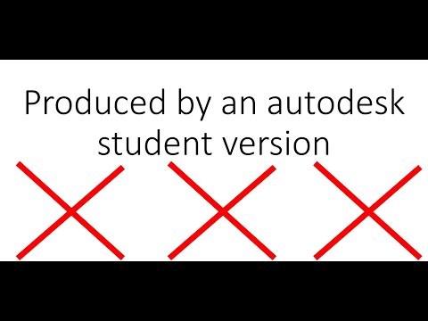 how to remove autocad educational stamp in an easy way